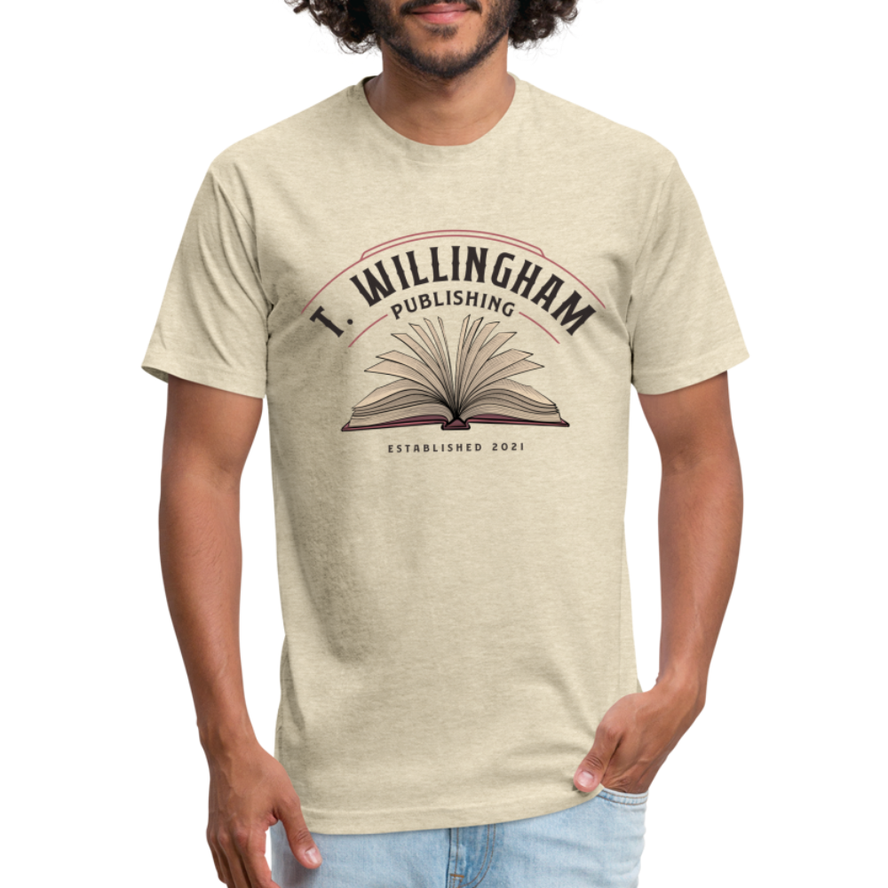 TWP Fitted Cotton/Poly T-Shirt - heather cream