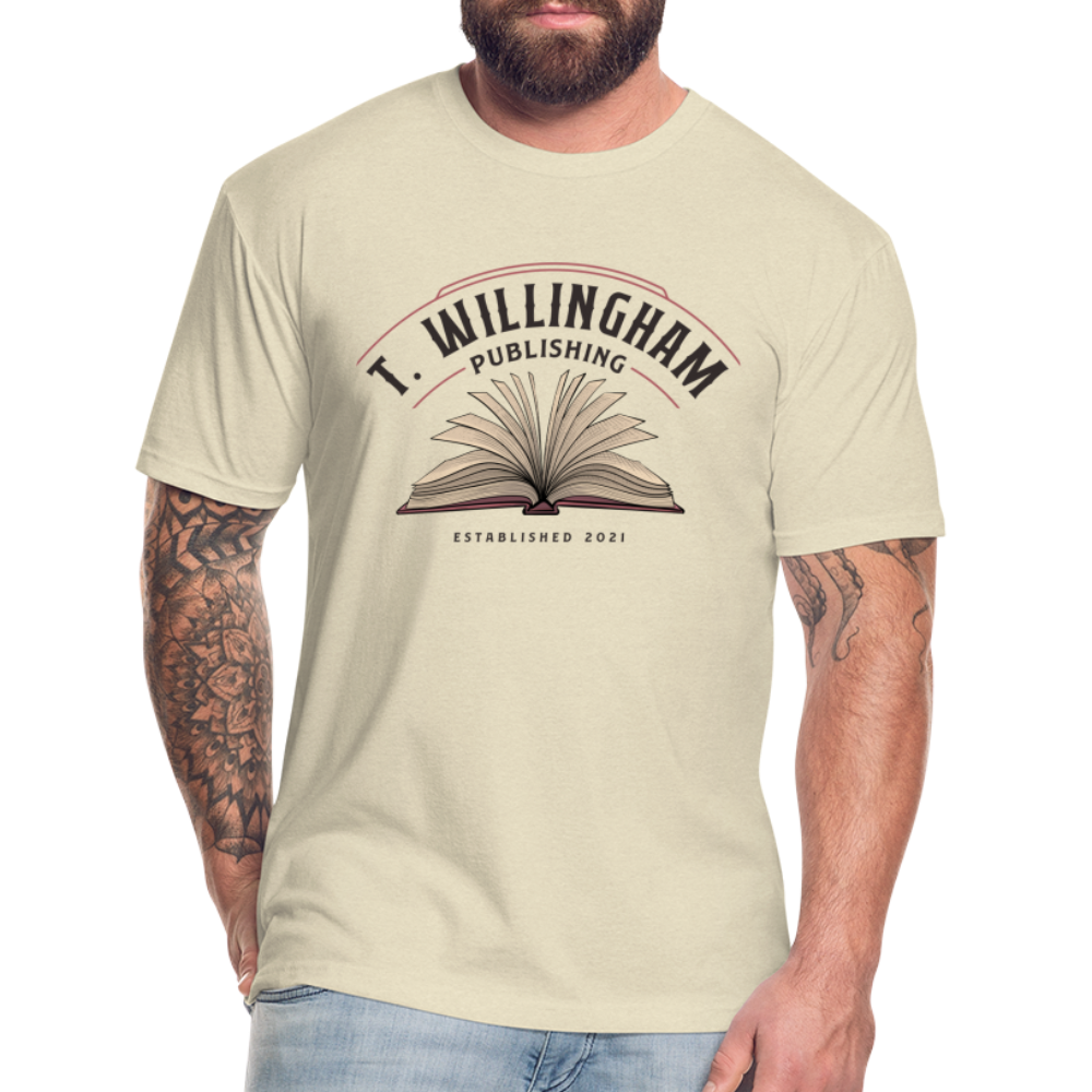 TWP Fitted Cotton/Poly T-Shirt - heather cream