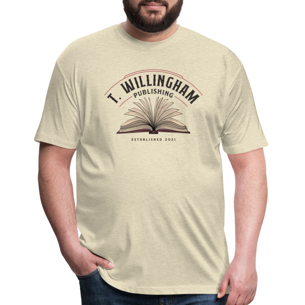 TWP Fitted Cotton/Poly T-Shirt - heather cream