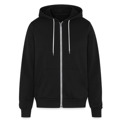 Bella + Canvas Unisex Full Zip Hoodie - black