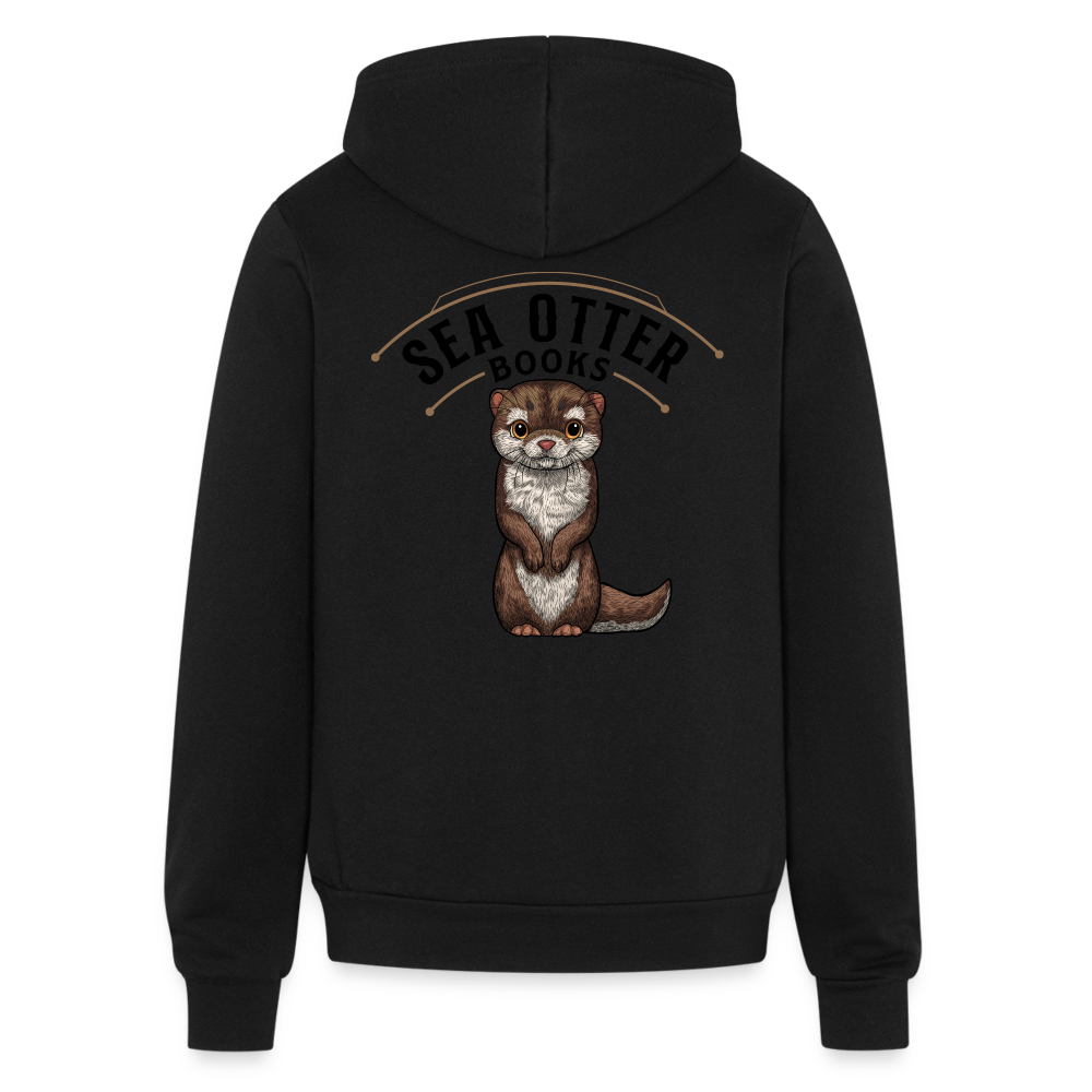 Bella + Canvas Unisex Full Zip Hoodie - black