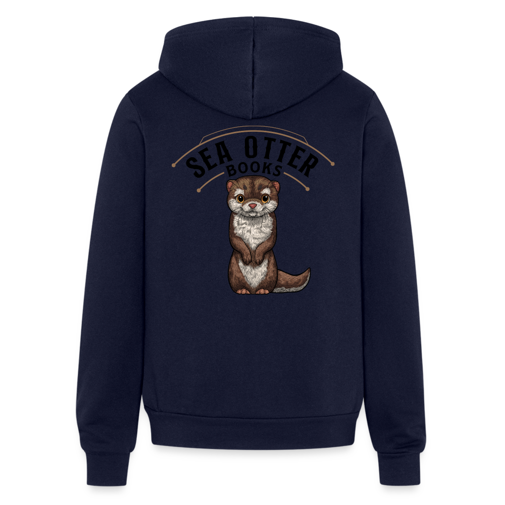 Bella + Canvas Unisex Full Zip Hoodie - navy