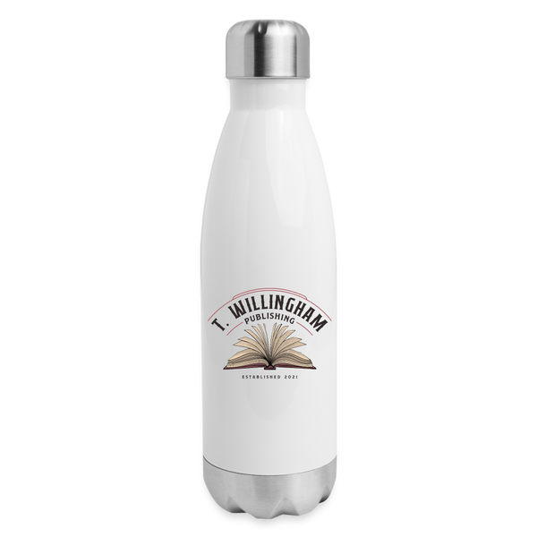 TWP Insulated Stainless Steel Water Bottle - white