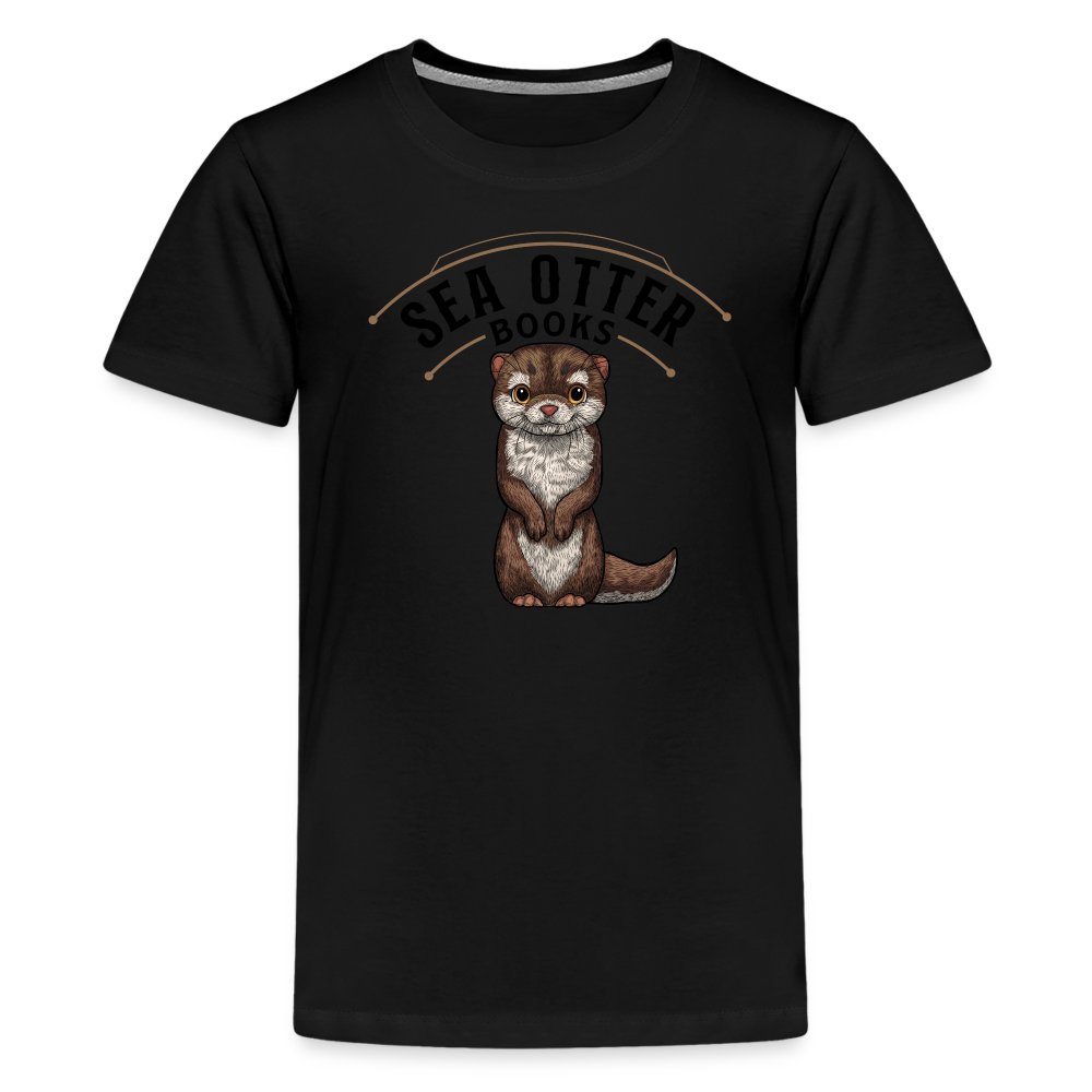 Sea Otter Books Kids' Premium T-Shirt - black