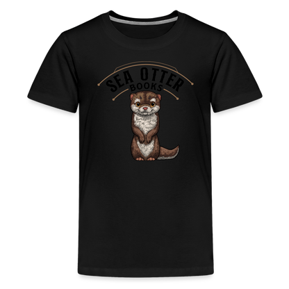 Sea Otter Books Kids' Premium T-Shirt - black