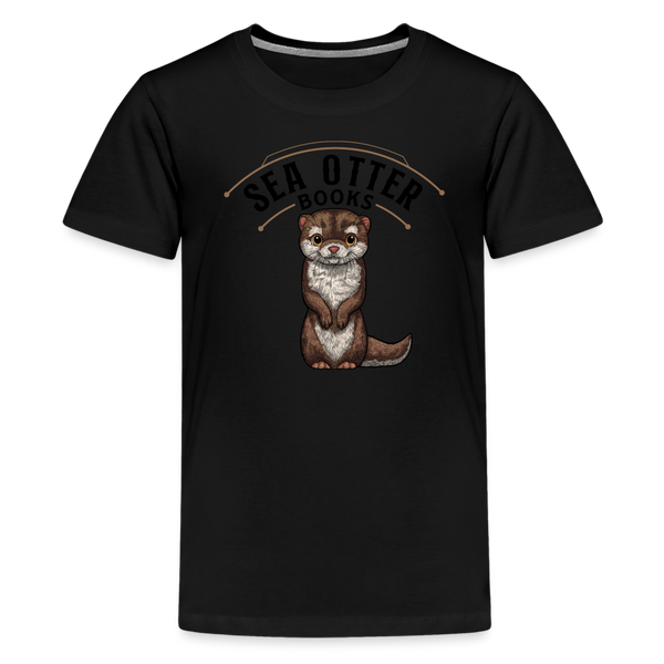 Sea Otter Books Kids' Premium T-Shirt - black