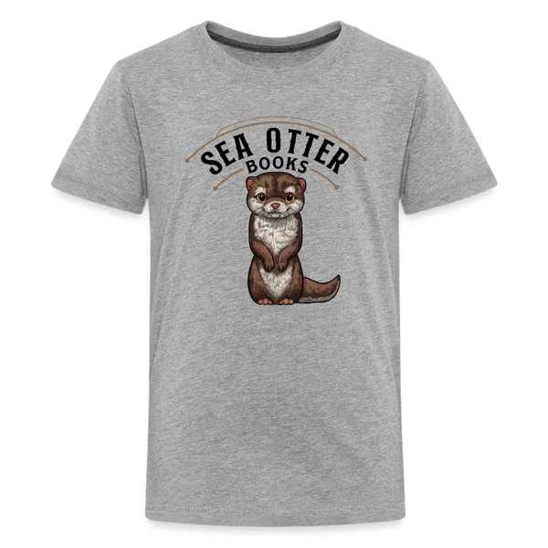 Sea Otter Books Kids' Premium T-Shirt - heather gray