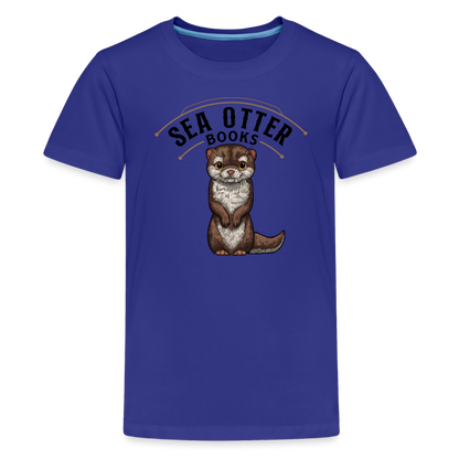 Sea Otter Books Kids' Premium T-Shirt - royal blue