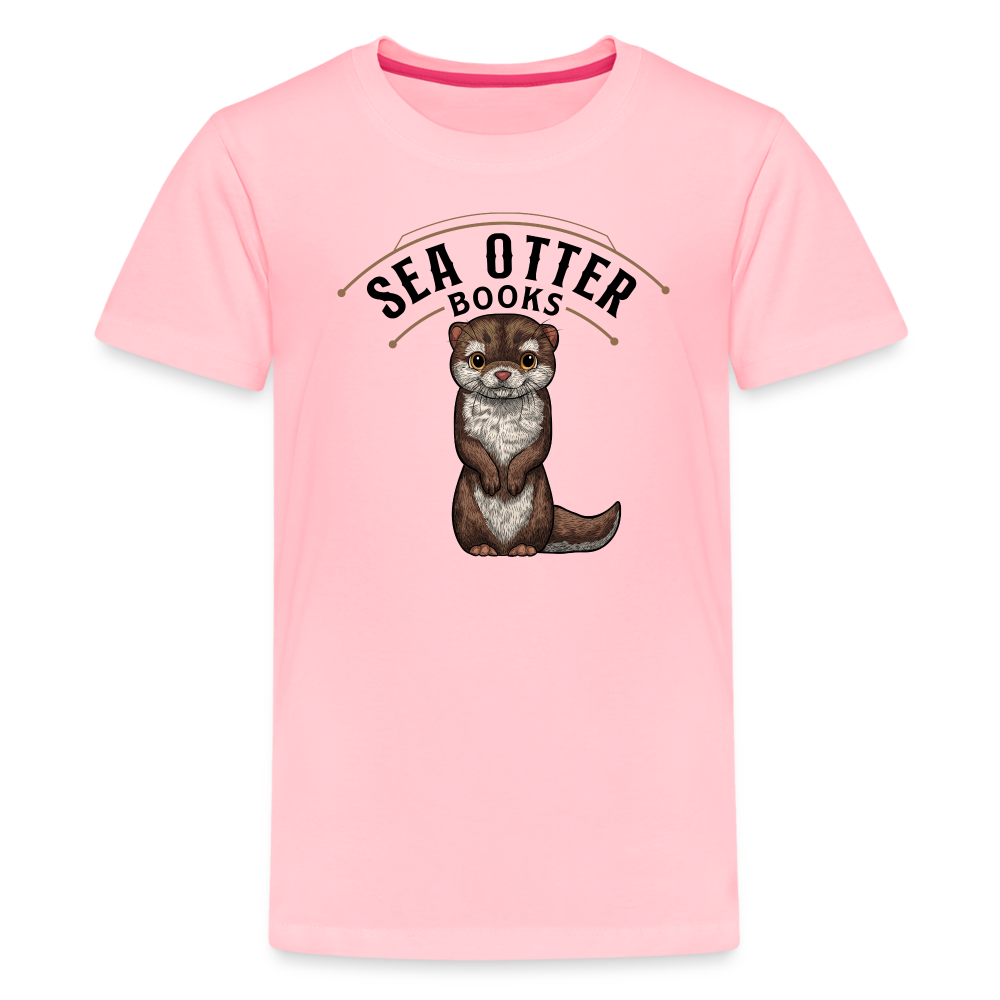 Sea Otter Books Kids' Premium T-Shirt - pink