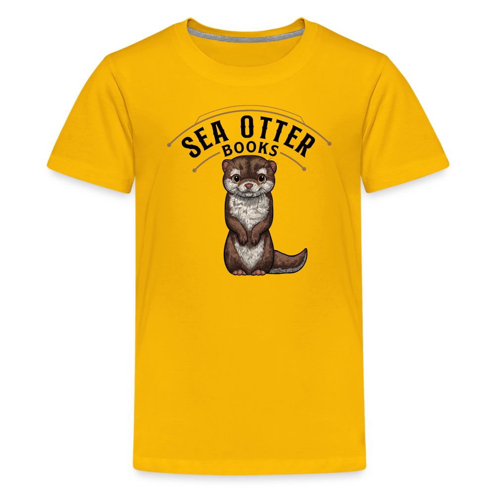 Sea Otter Books Kids' Premium T-Shirt - sun yellow