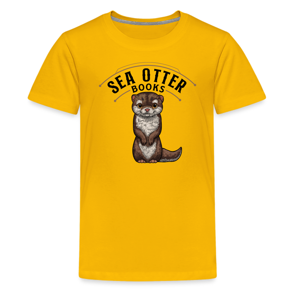 Sea Otter Books Kids' Premium T-Shirt - sun yellow