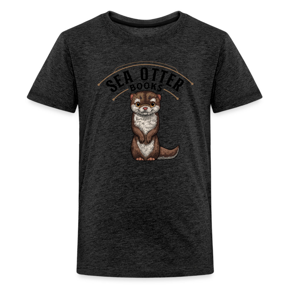 Sea Otter Books Kids' Premium T-Shirt - charcoal grey