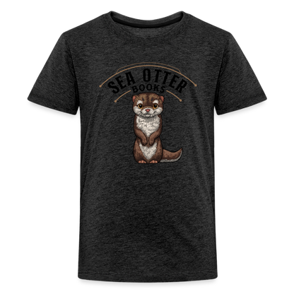 Sea Otter Books Kids' Premium T-Shirt - charcoal grey