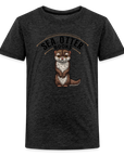 Sea Otter Books Kids' Premium T-Shirt - charcoal grey