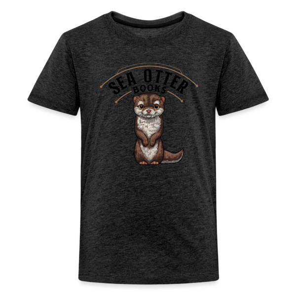 Sea Otter Books Kids' Premium T-Shirt - charcoal grey