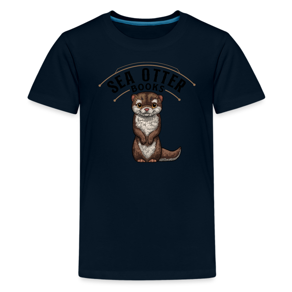 Sea Otter Books Kids' Premium T-Shirt - deep navy