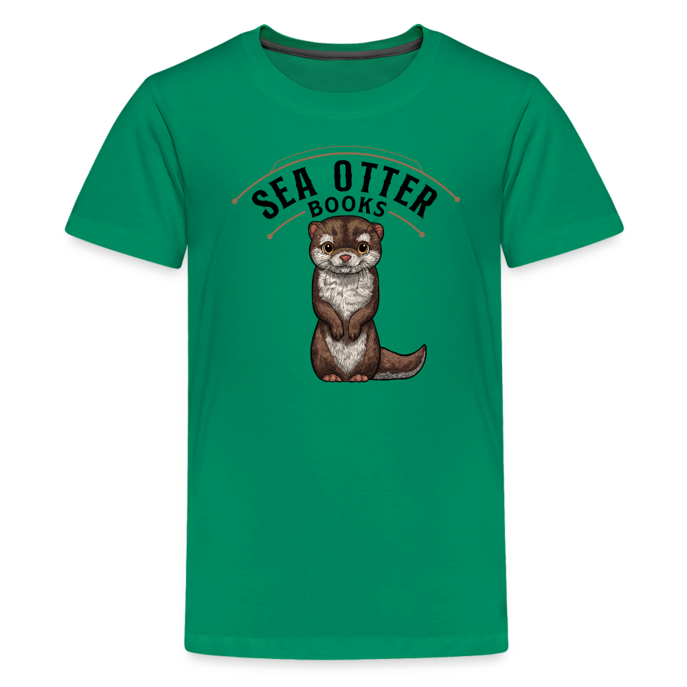 Sea Otter Books Kids' Premium T-Shirt - kelly green