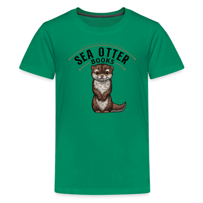 Sea Otter Books Kids' Premium T-Shirt - kelly green