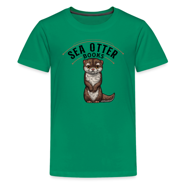 Sea Otter Books Kids' Premium T-Shirt - kelly green