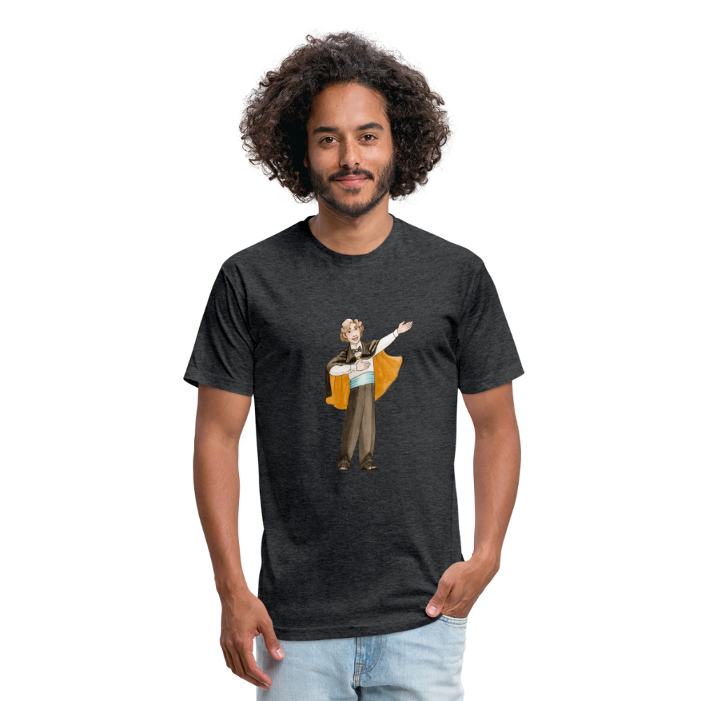 Opera Andy Fitted Cotton/Poly T-Shirt - heather black