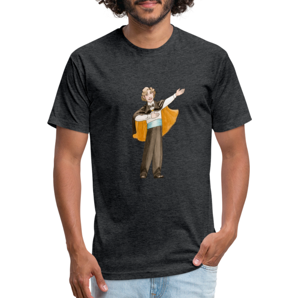 Opera Andy Fitted Cotton/Poly T-Shirt - heather black