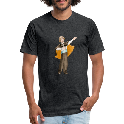 Opera Andy Fitted Cotton/Poly T-Shirt - heather black