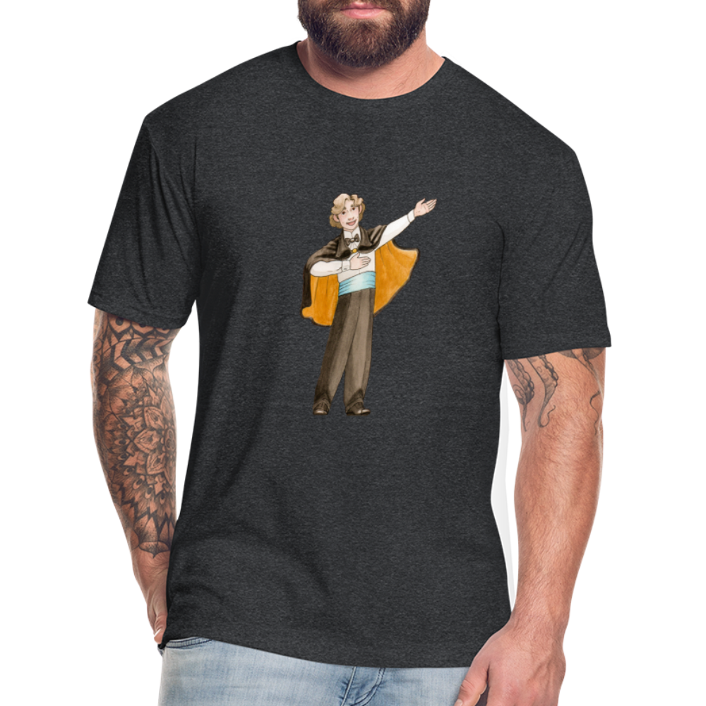 Opera Andy Fitted Cotton/Poly T-Shirt - heather black