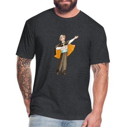 Opera Andy Fitted Cotton/Poly T-Shirt - heather black