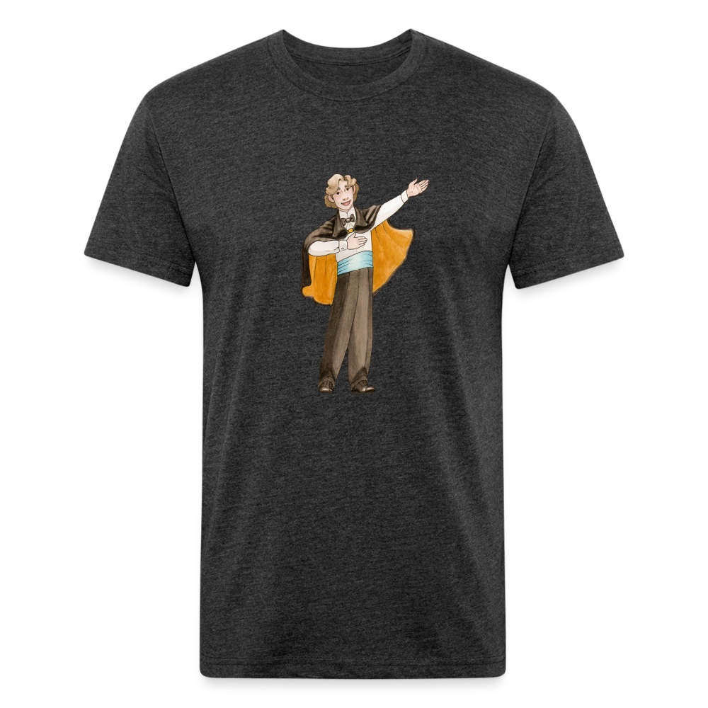 Opera Andy Fitted Cotton/Poly T-Shirt - heather black