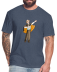 Opera Andy Fitted Cotton/Poly T-Shirt - heather navy