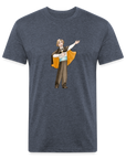 Opera Andy Fitted Cotton/Poly T-Shirt - heather navy