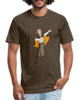 Opera Andy Fitted Cotton/Poly T-Shirt - heather espresso