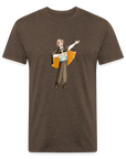 Opera Andy Fitted Cotton/Poly T-Shirt - heather espresso