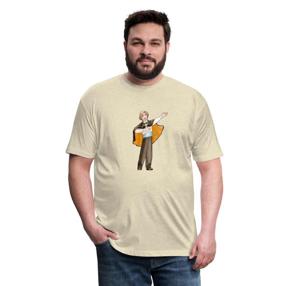 Opera Andy Fitted Cotton/Poly T-Shirt - heather cream