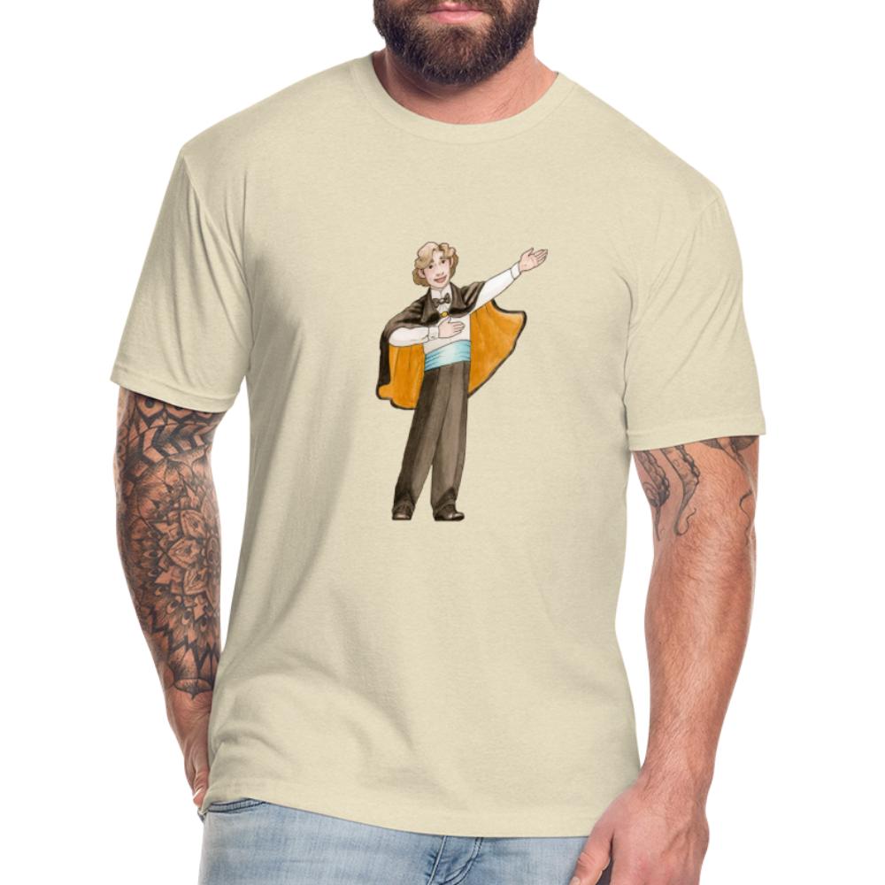 Opera Andy Fitted Cotton/Poly T-Shirt - heather cream