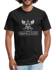 Fishhawk & Rocket Fitted Cotton/Poly T-Shirt - black